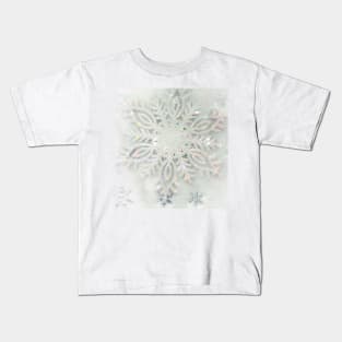 Glittery Snowflake No. 3 Kids T-Shirt